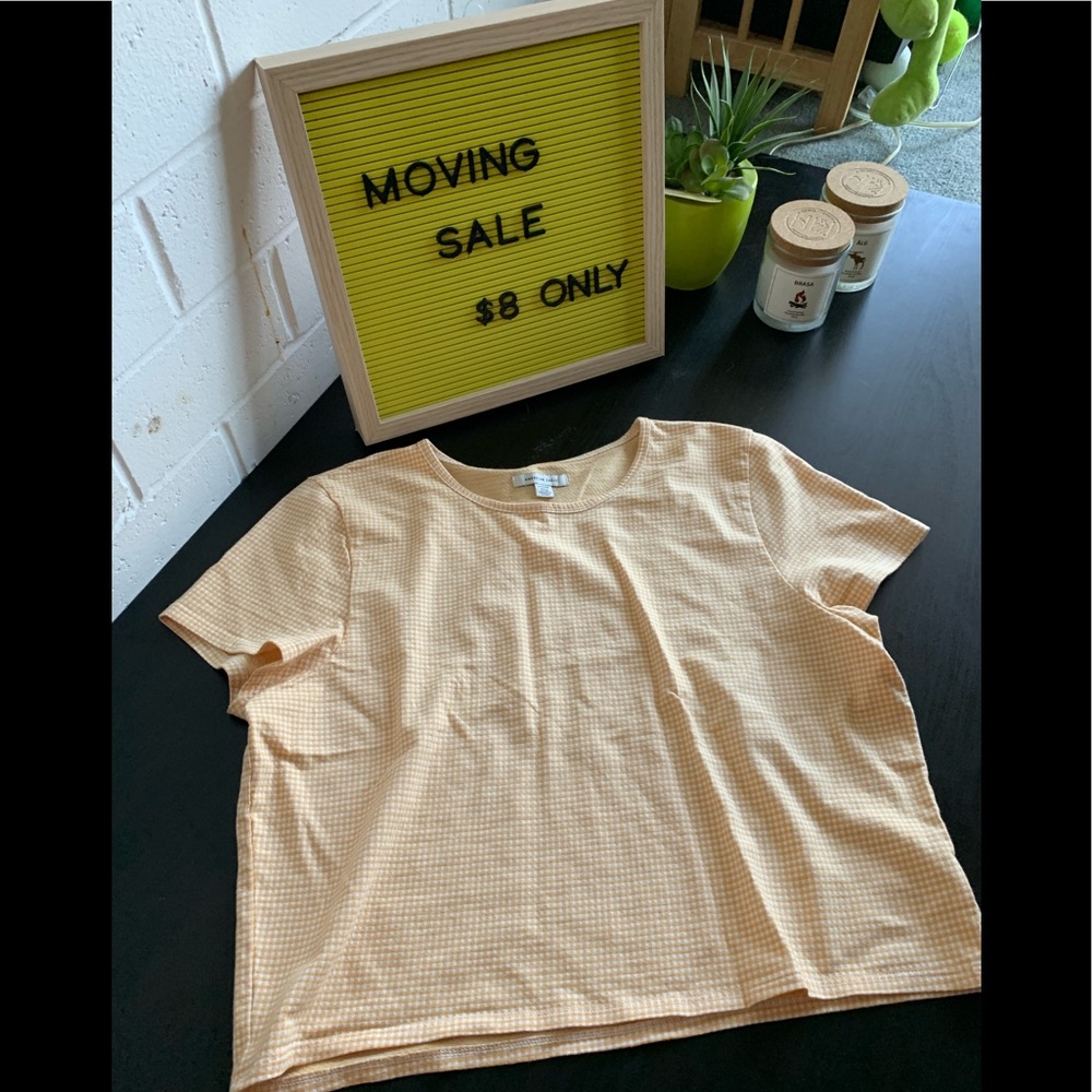 📦MOVING SALE American Eagle plaid cropped top 📦